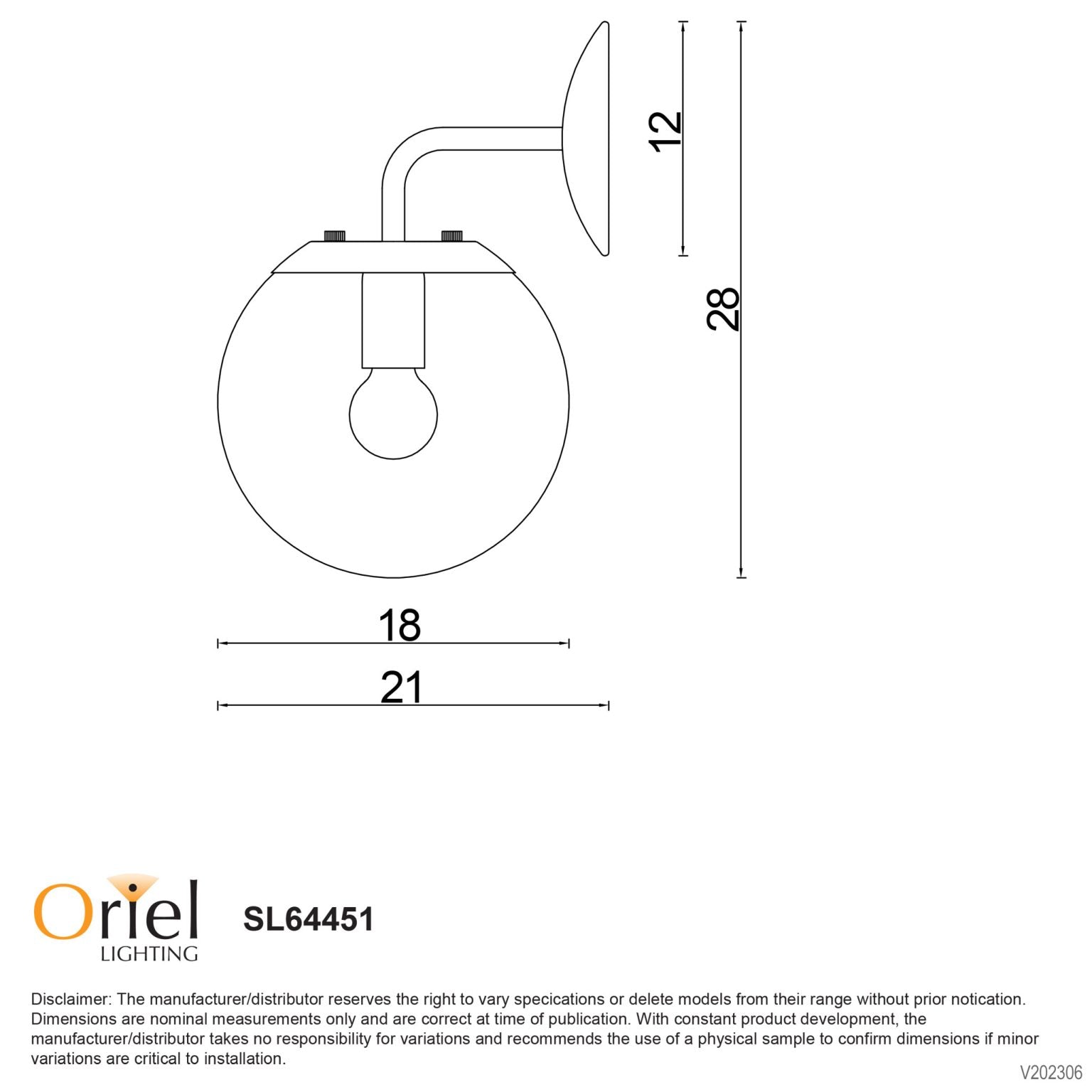 NEWTON WALL LIGHT BB